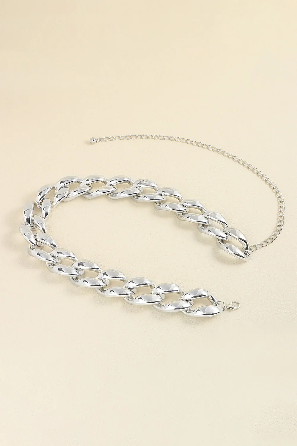 1.2" Width Acrylic Curb Chain Belt - Image 3