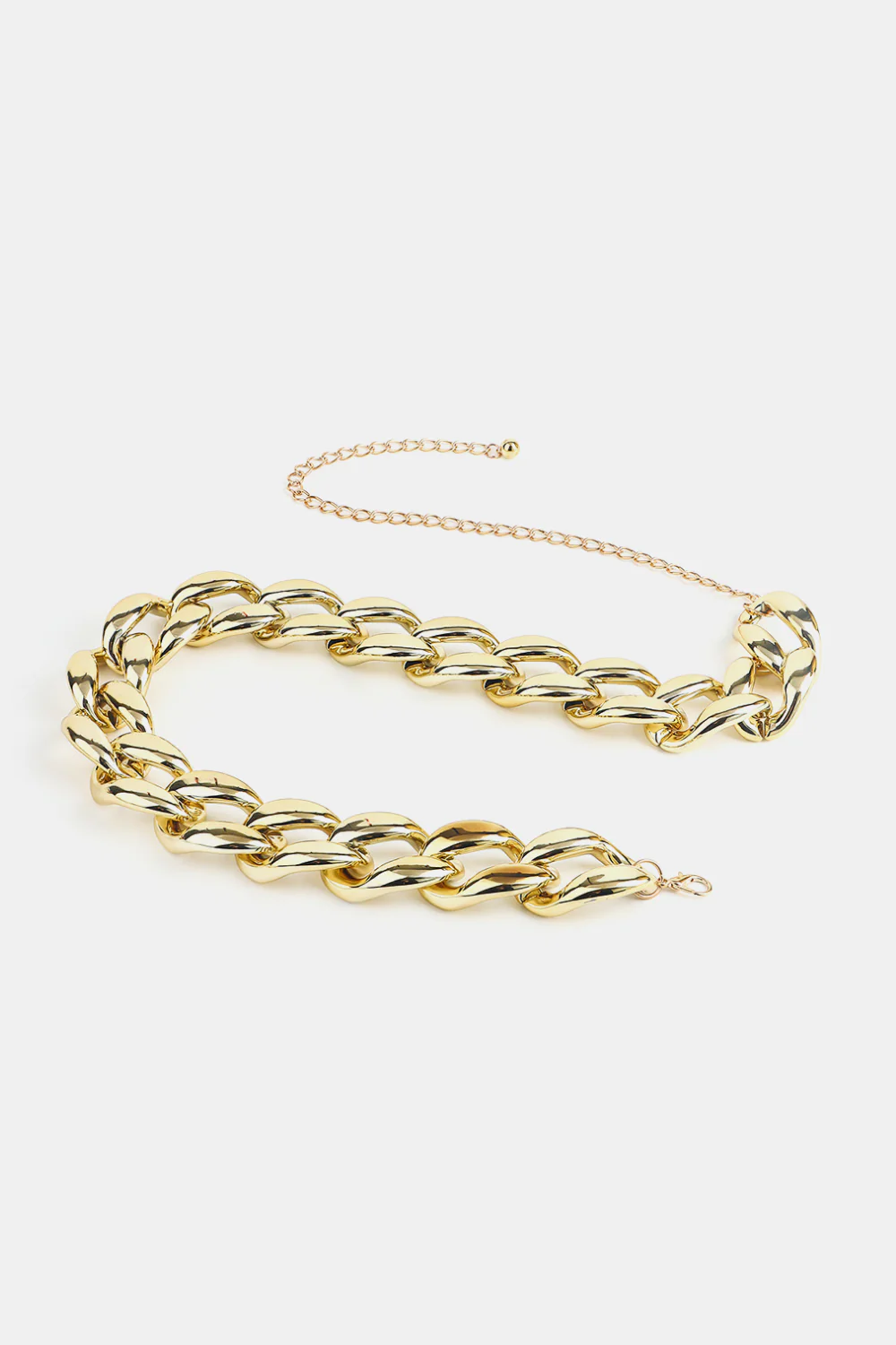1.2" Width Acrylic Curb Chain Belt - Image 7