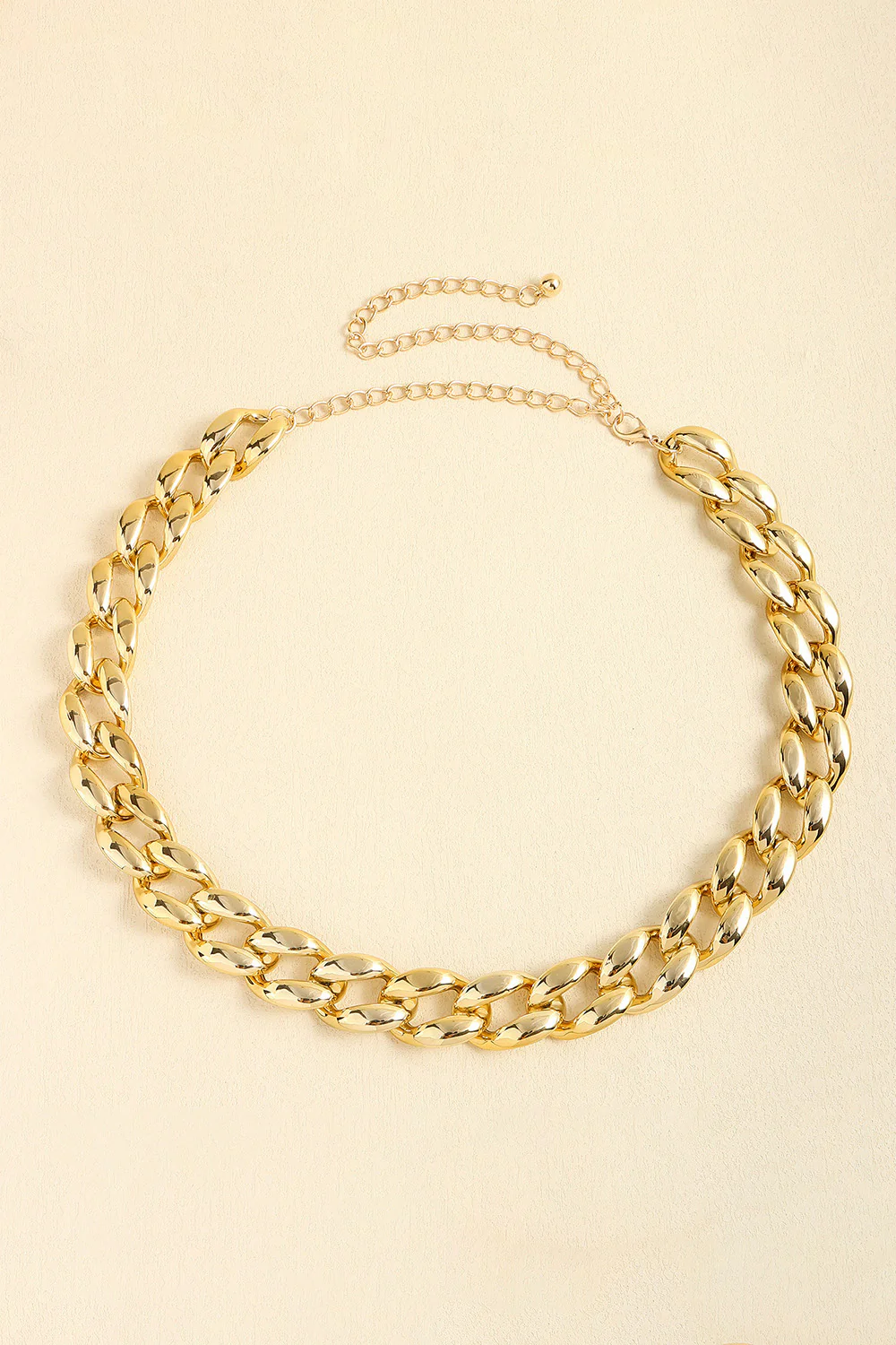 1" Width Acrylic Curb Chain Belt - Image 4