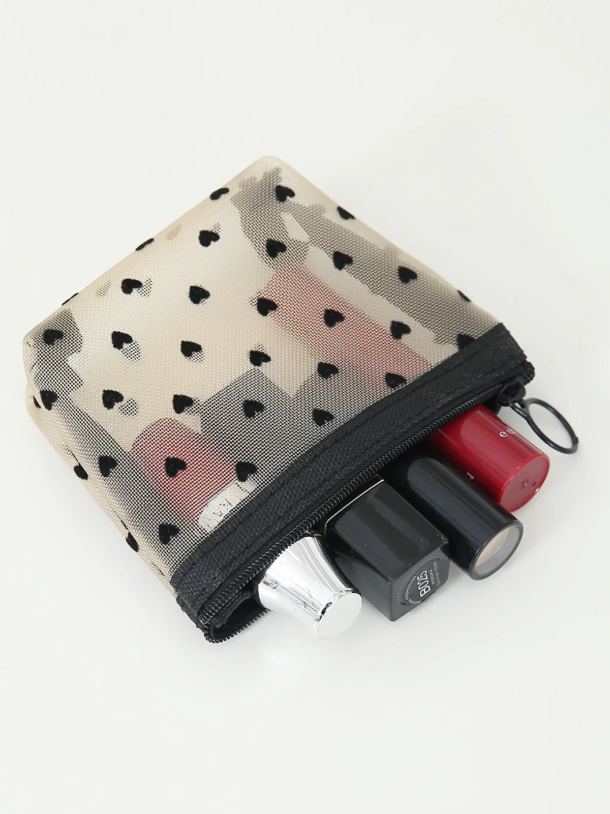 4- Piece Heart Polyester Storage Bag - Image 11