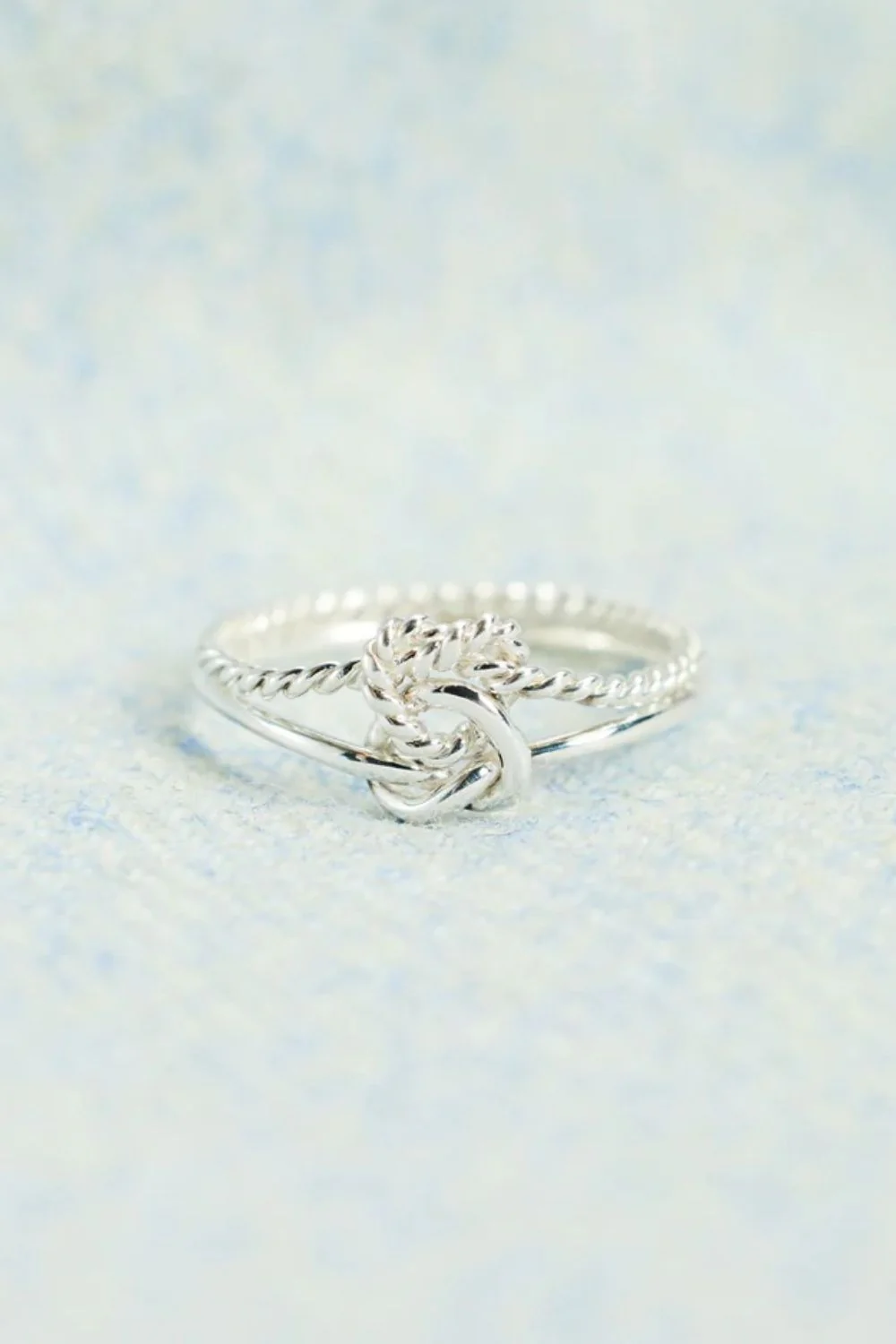 925 Sterling Silver Knotted Ring - Image 4