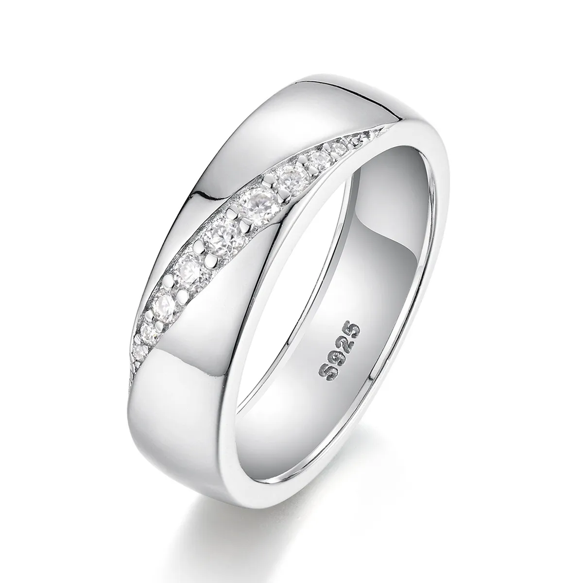 925 Sterling Silver Moissanite Ring - Image 3