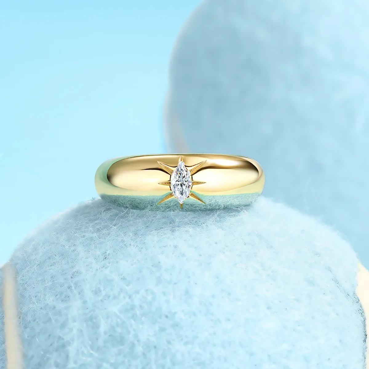 925 Sterling Silver Moissanite Ring - Image 2