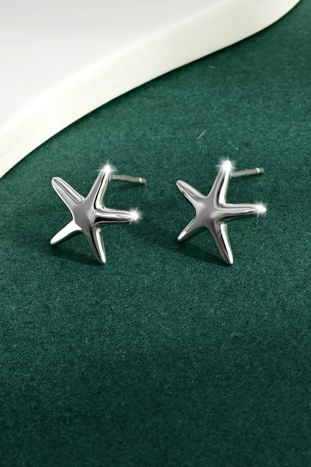 925 Sterling Silver Star Stud Earrings