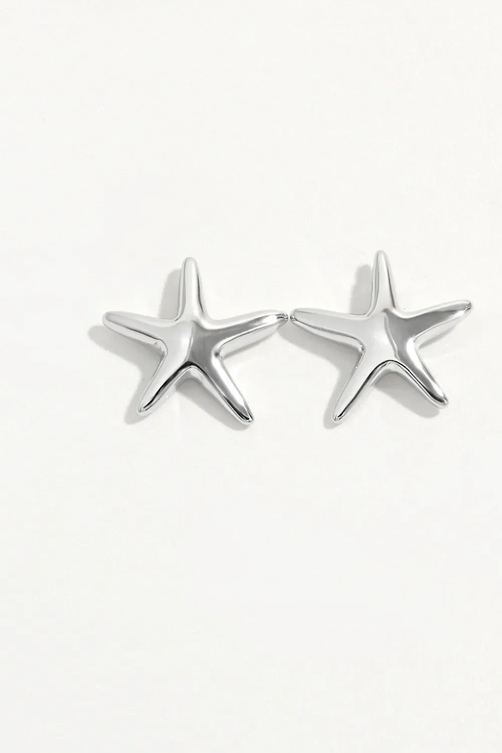 925 Sterling Silver Star Stud Earrings - Image 3