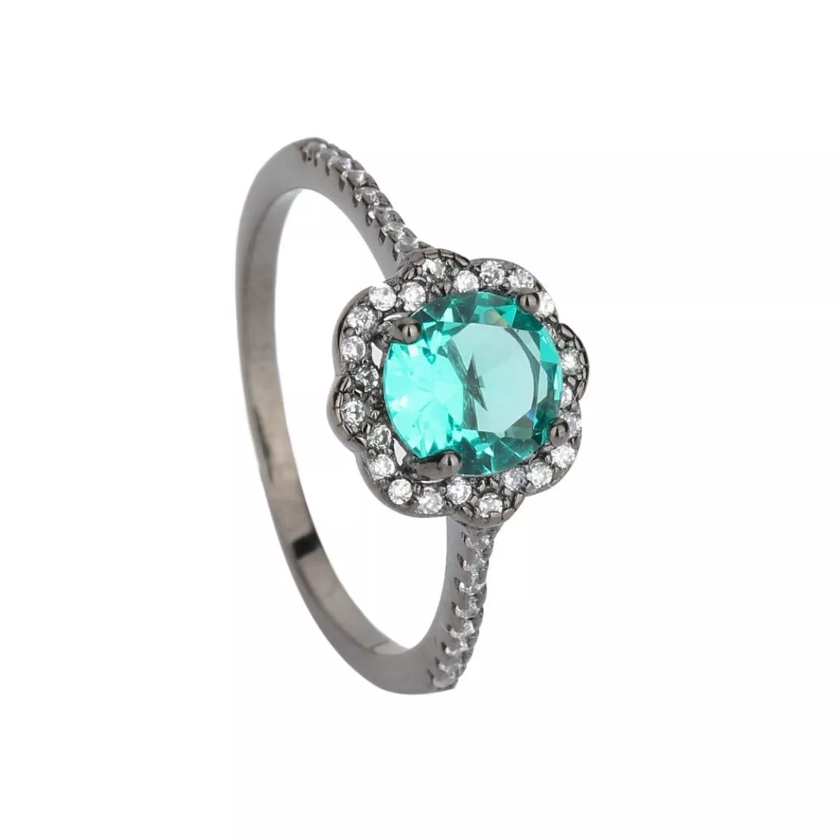 925 Sterling Silver Zircon Minimalist Ring - Image 5
