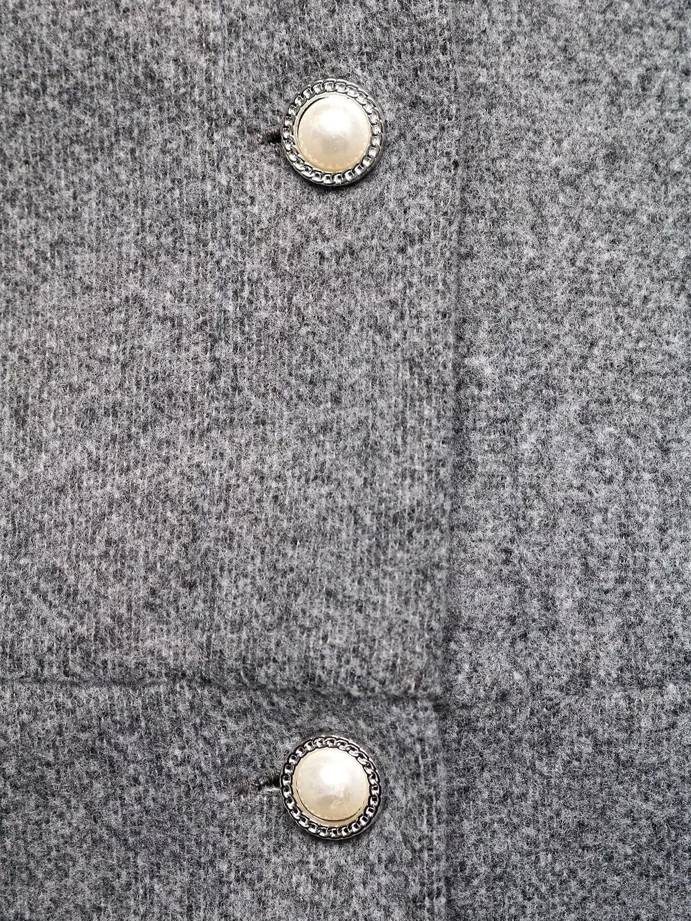 A-Line Long Sleeve Button-Down Dress - Image 7