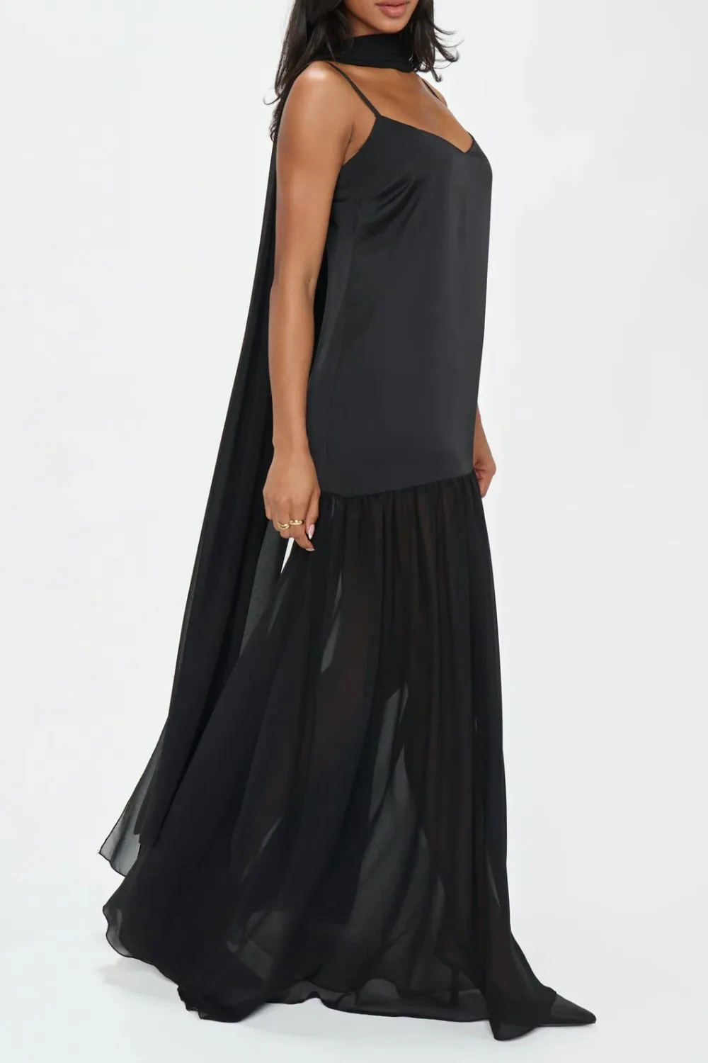 Adjustable Strap Maxi Cami Dress - Image 11