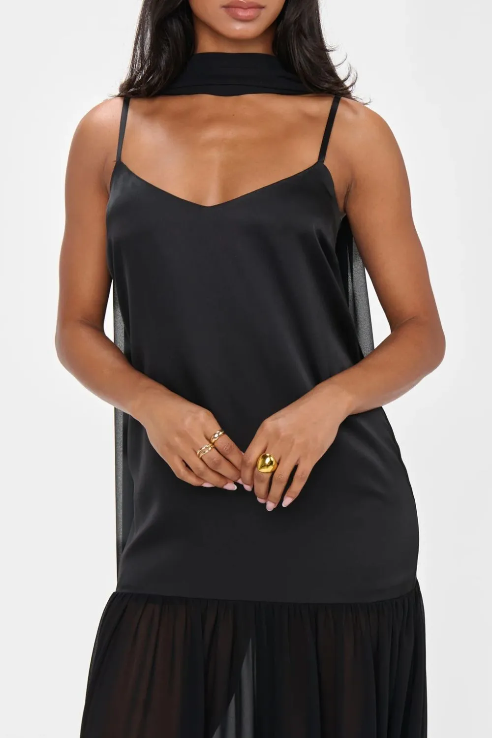 Adjustable Strap Maxi Cami Dress - Image 12