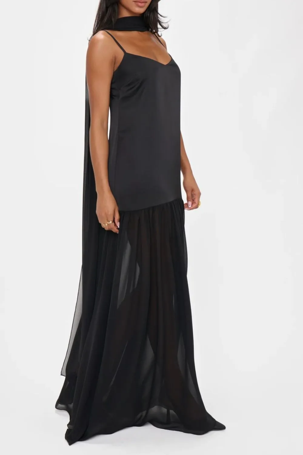 Adjustable Strap Maxi Cami Dress - Image 13