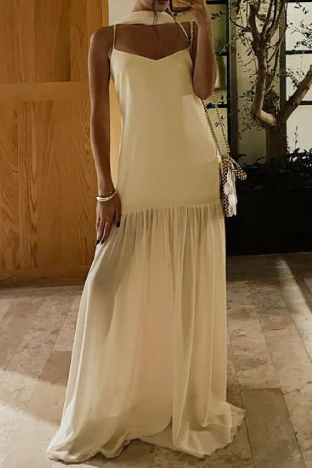 Adjustable Strap Maxi Cami Dress - Image 23