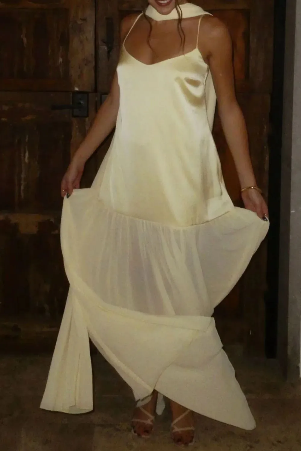 Adjustable Strap Maxi Cami Dress - Image 24