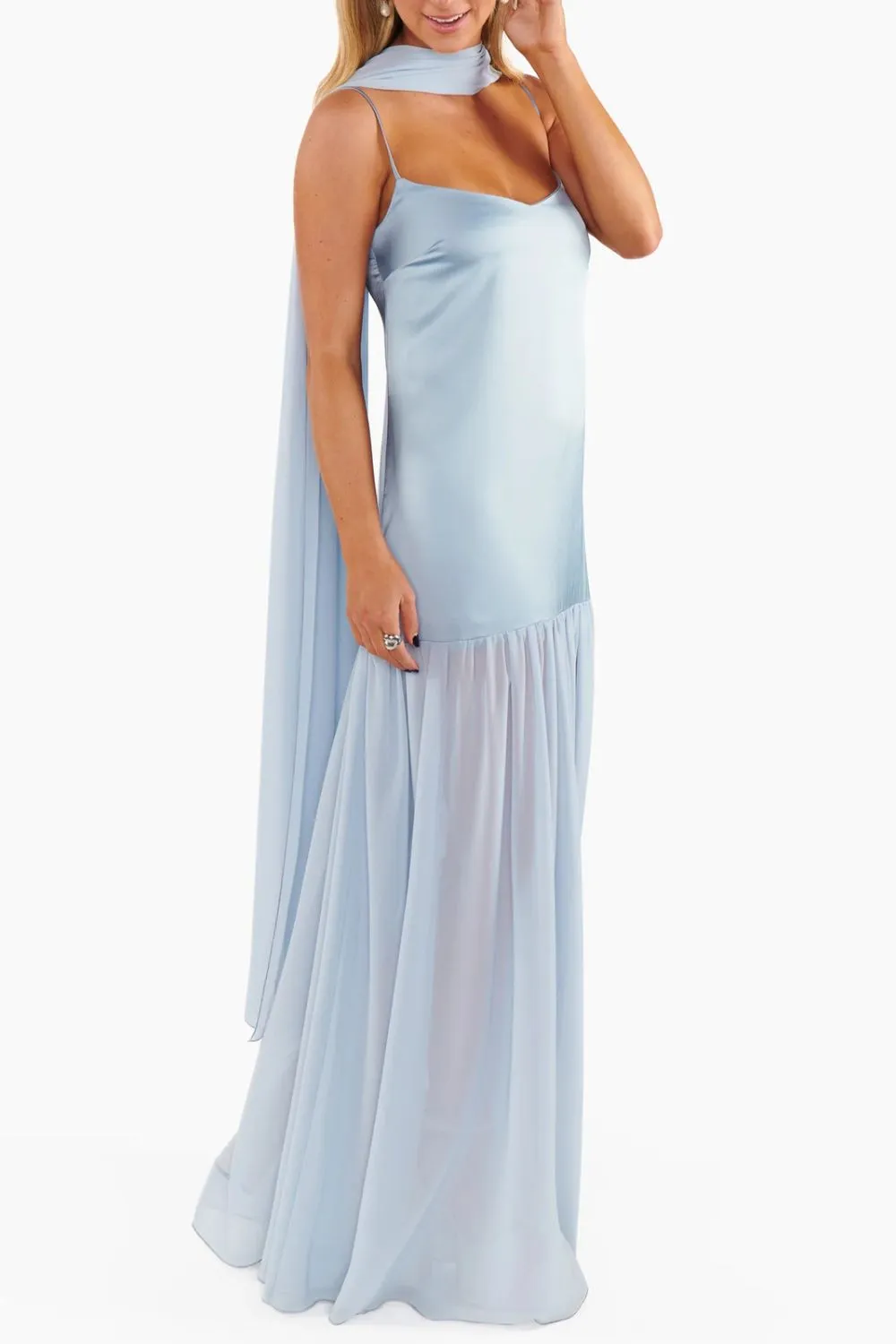 Adjustable Strap Maxi Cami Dress - Image 4