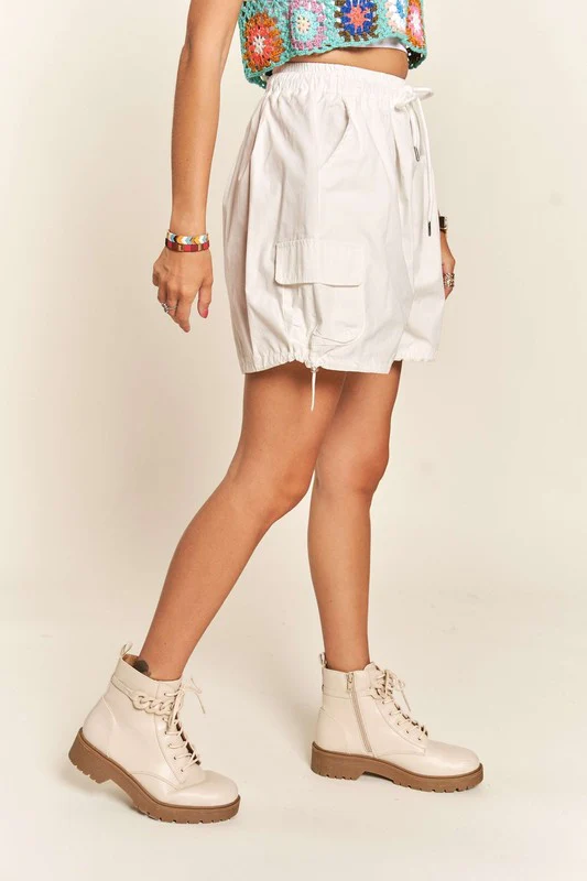 ADORA Drawstring Shorts with Pockets - Image 3