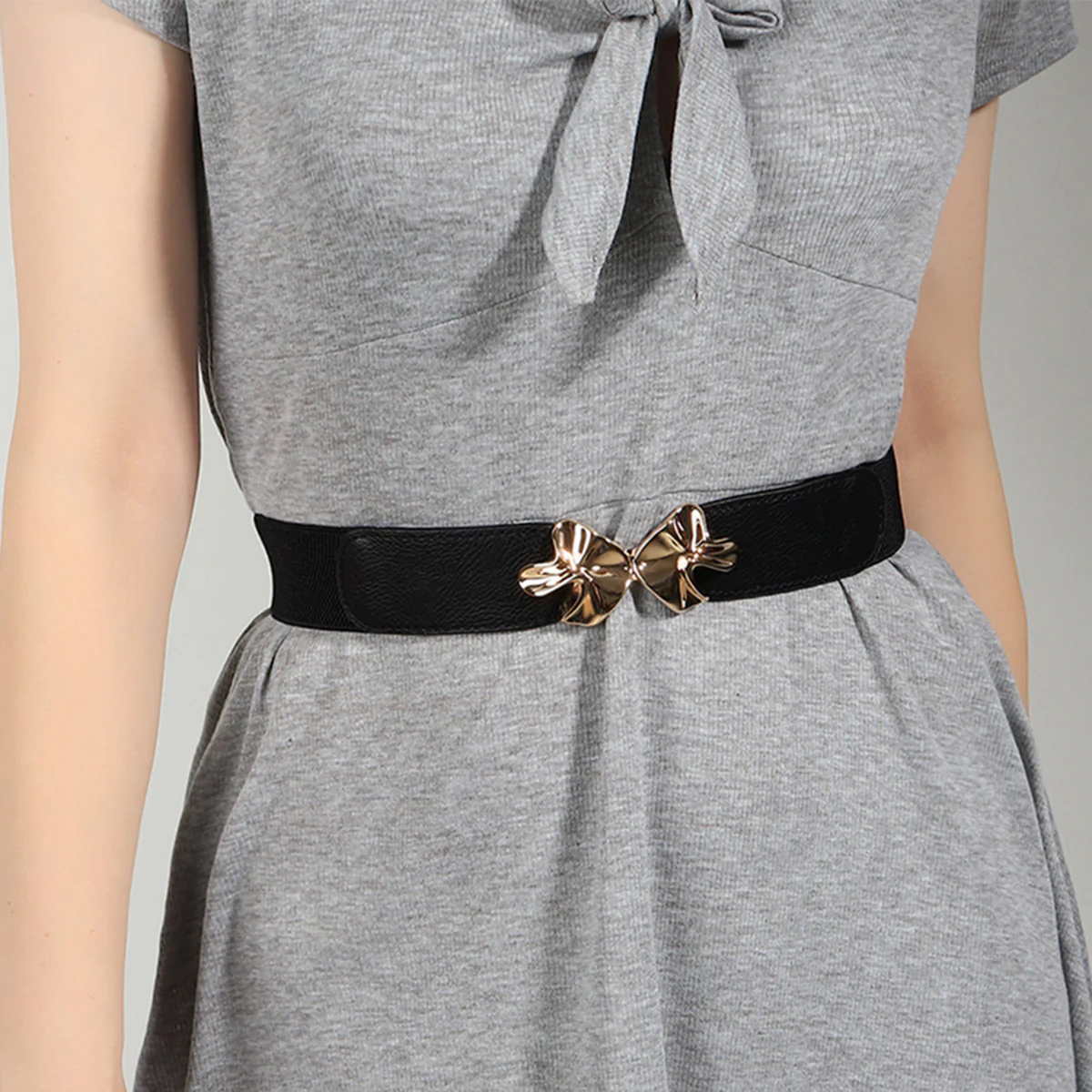 Alloy Buckle Elastic Belt - Image 6