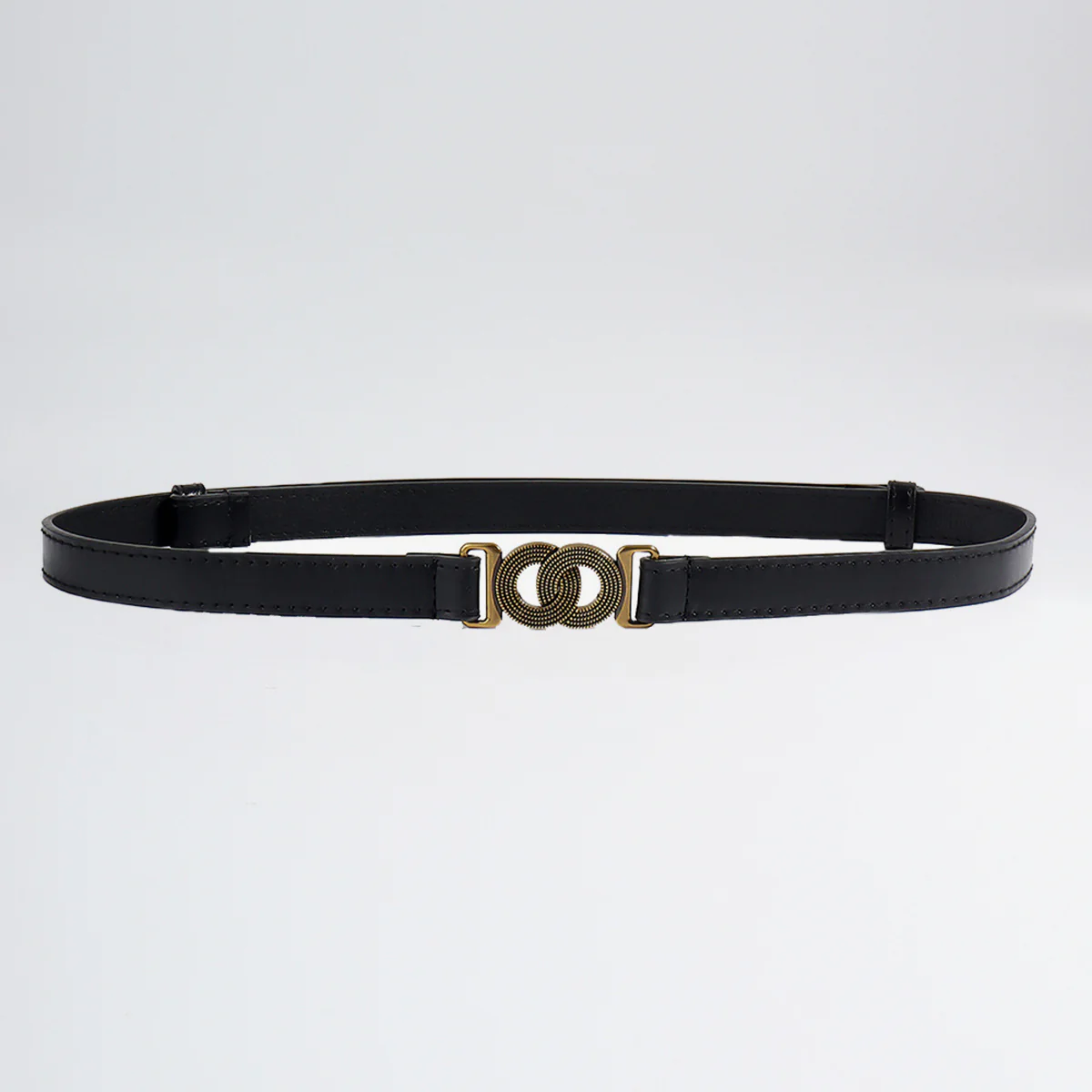 Alloy Buckle PU Belt - Image 3