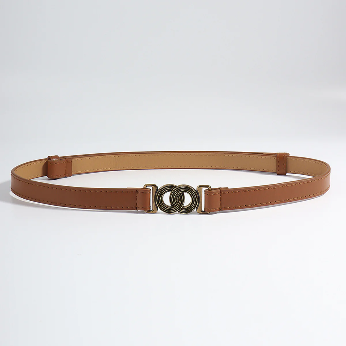 Alloy Buckle PU Belt - Image 5