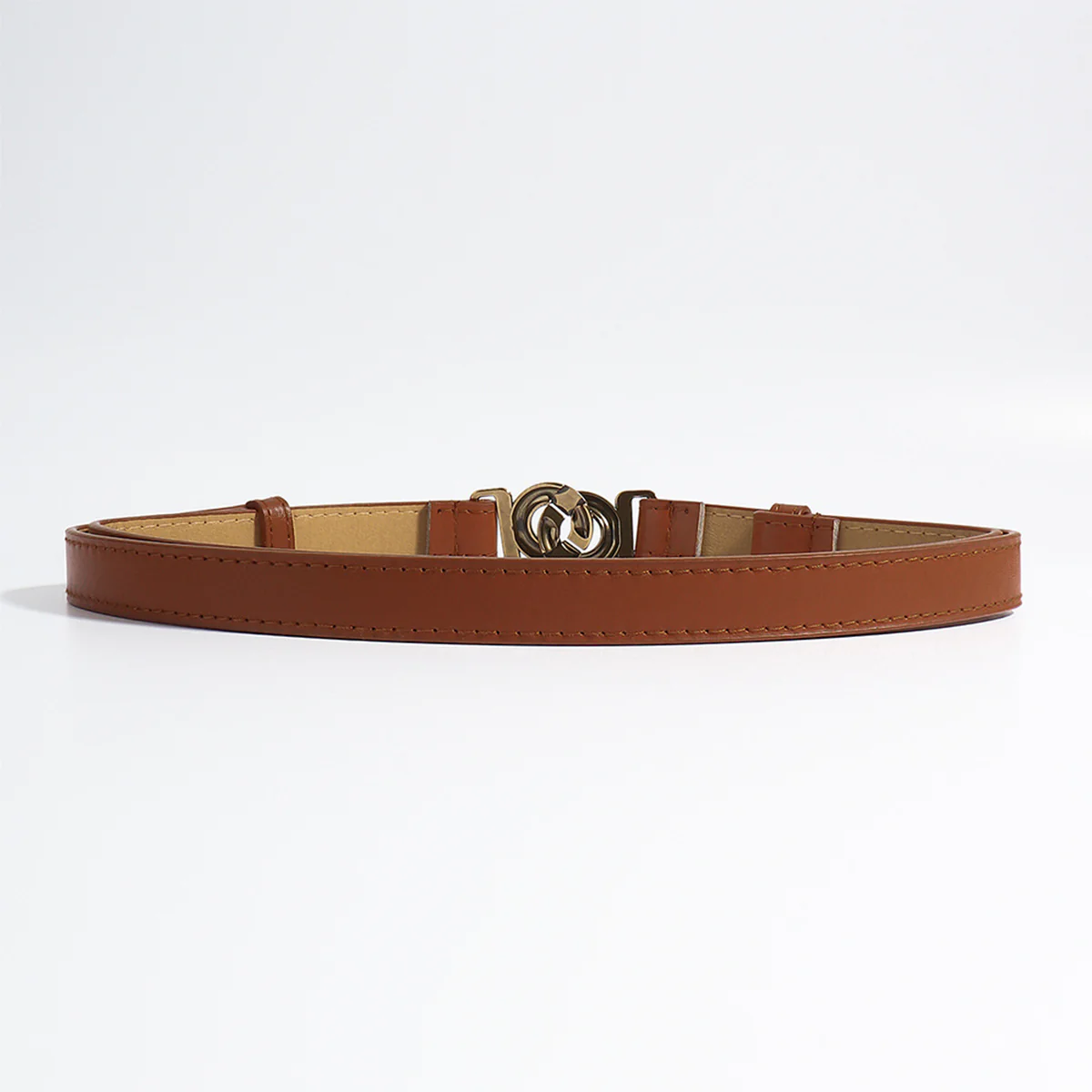 Alloy Buckle PU Belt - Image 6