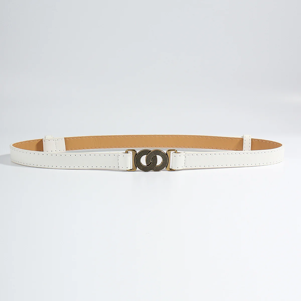Alloy Buckle PU Belt - Image 8