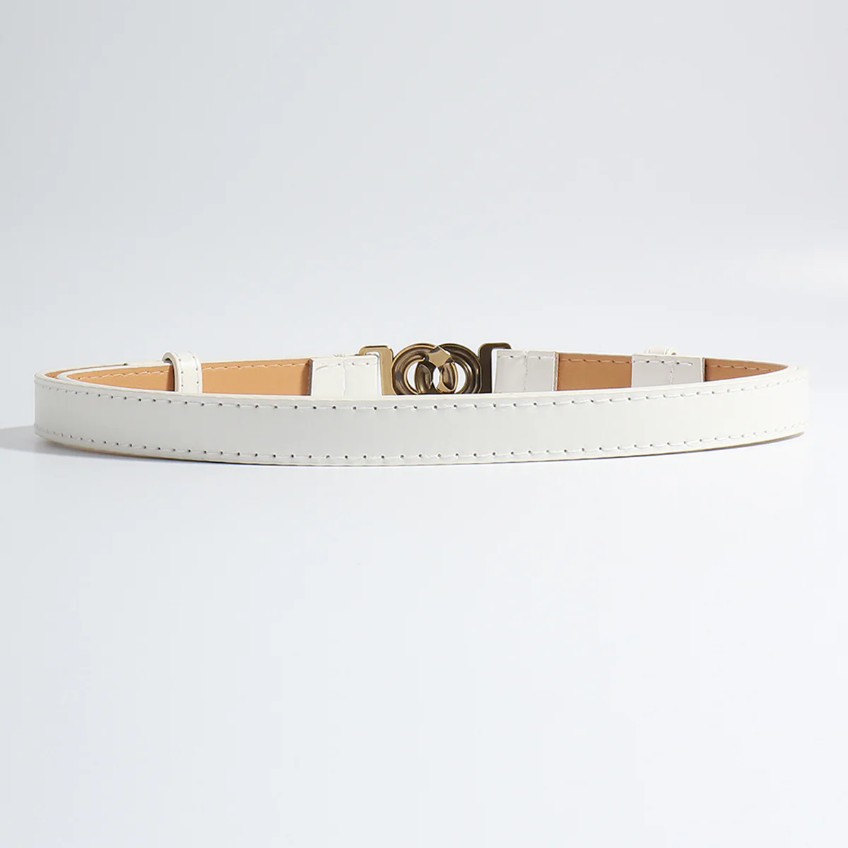 Alloy Buckle PU Belt - Image 9