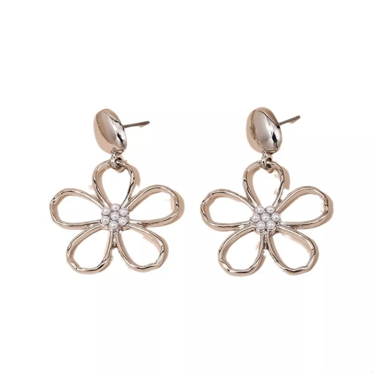 Alloy Flower Drop Earrings - Image 7