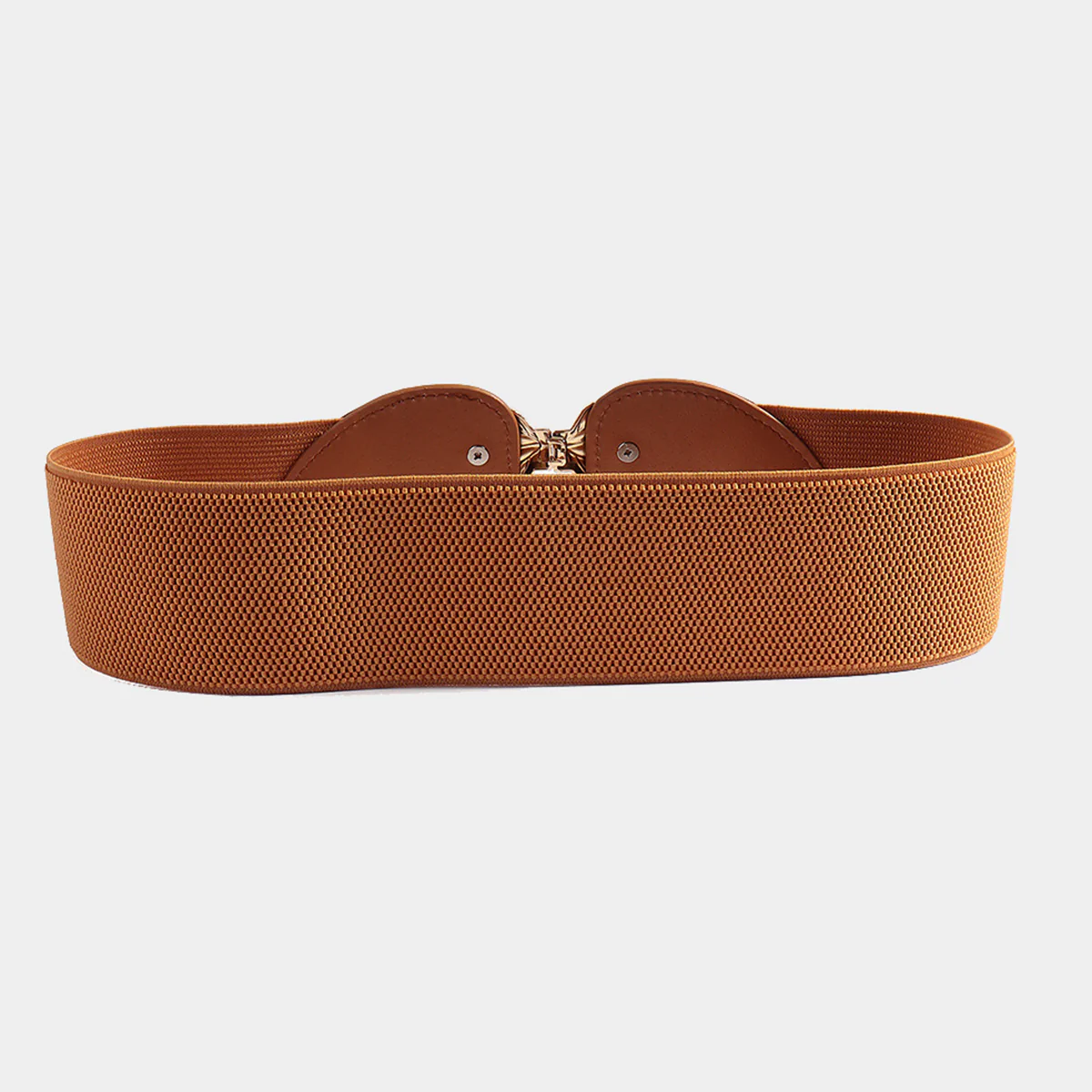 Alloy Leaf Buckle Elastic Belt - Image 4