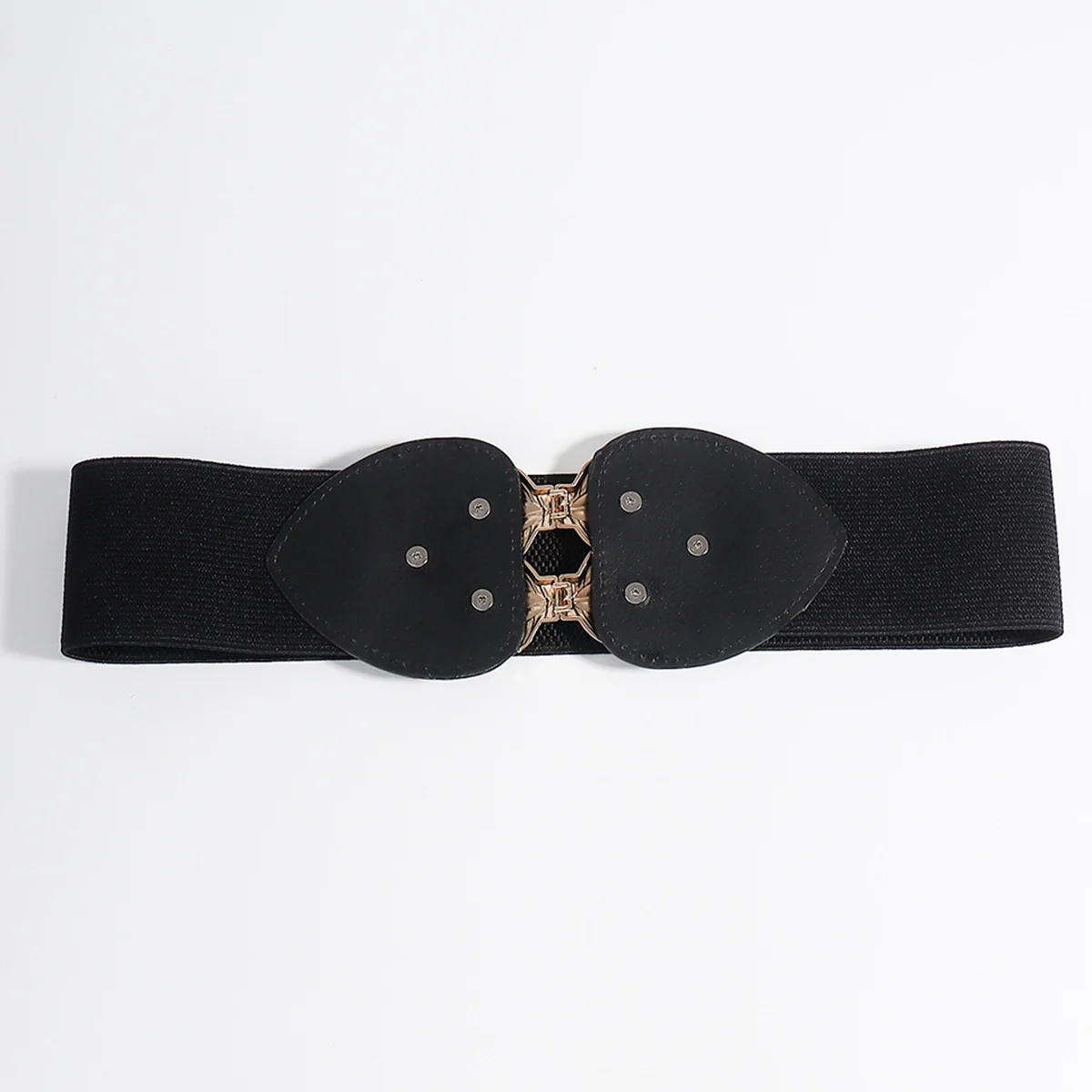 Alloy Leaf Buckle Elastic Belt - Image 7