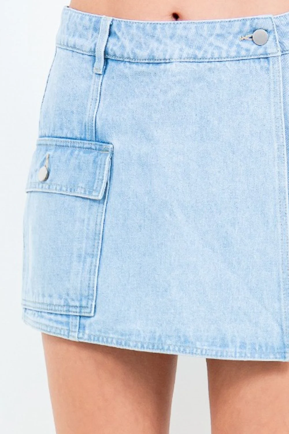 American Bazi Cargo Pocket Mini Skirt - Image 3