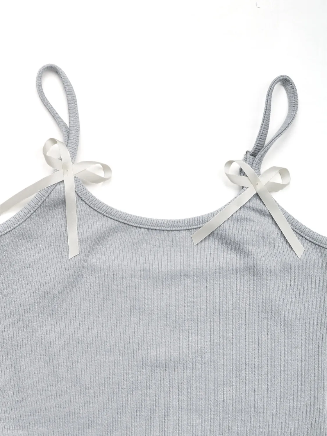 Asymmetrical Bow Cami and Skirt Set - Image 6