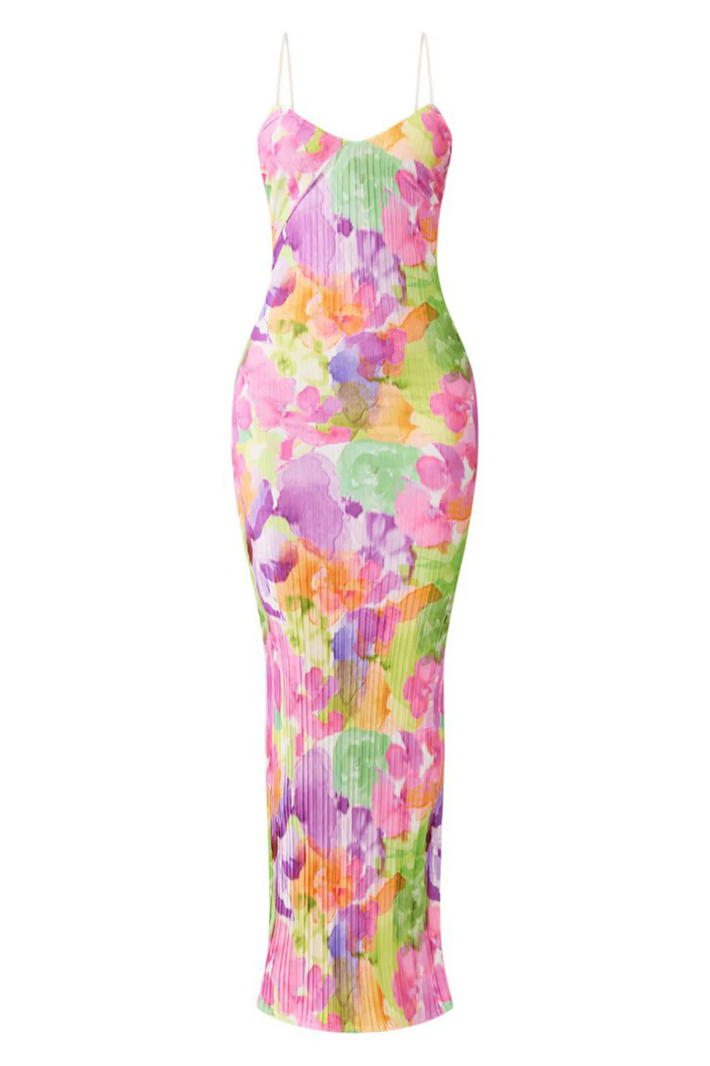 Backless Printed Maxi Cami Dress - Image 4