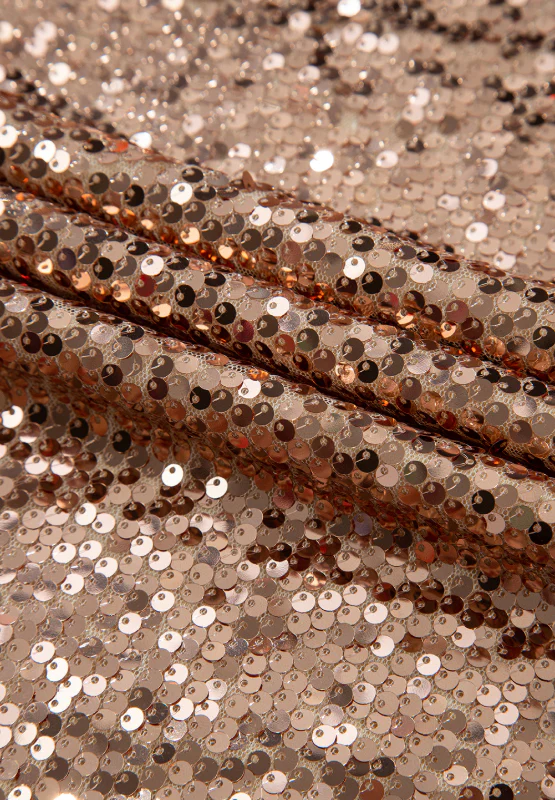 Backless Sequin Mock Neck Long Sleeve Mini Dress - Image 8