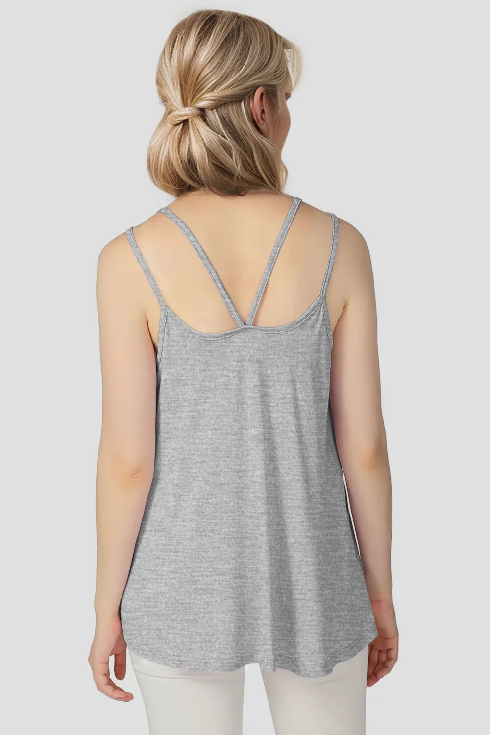 Basic Bae Bamboo Scoop Neck Double Spaghetti Straps Cami - Image 10