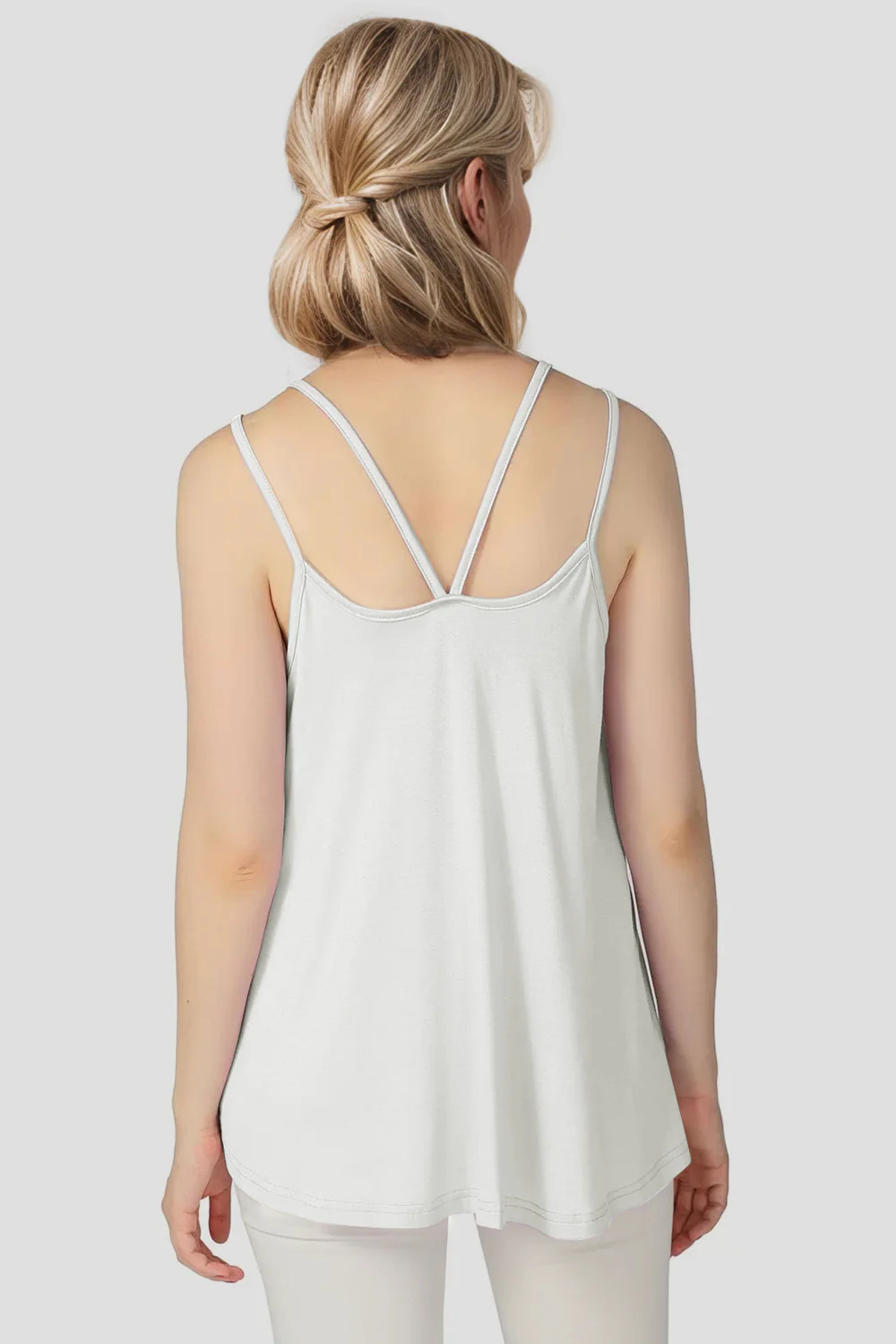Basic Bae Bamboo Scoop Neck Double Spaghetti Straps Cami - Image 12
