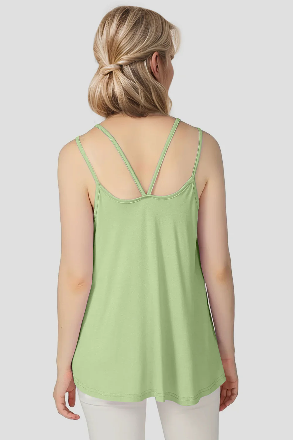 Basic Bae Bamboo Scoop Neck Double Spaghetti Straps Cami - Image 24
