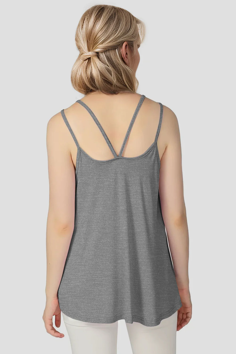 Basic Bae Bamboo Scoop Neck Double Spaghetti Straps Cami - Image 8