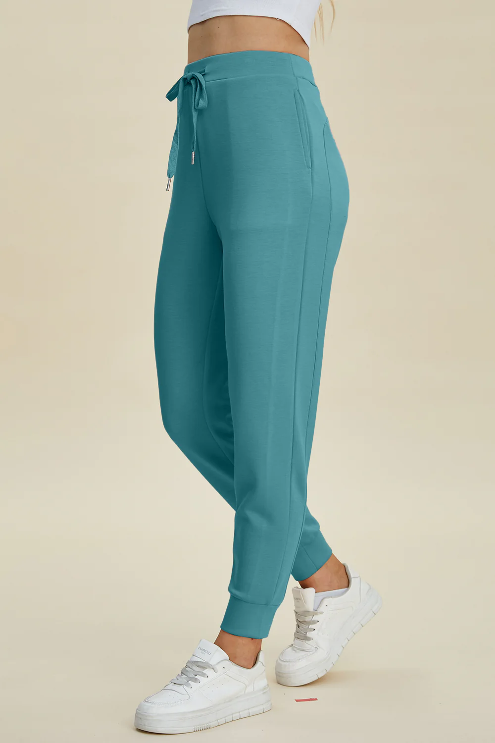 Basic Bae Full Size Air Scuba Drawstring High Waist Joggers - Image 10