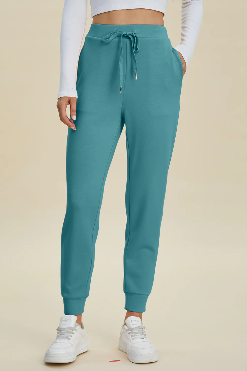 Basic Bae Full Size Air Scuba Drawstring High Waist Joggers - Image 11
