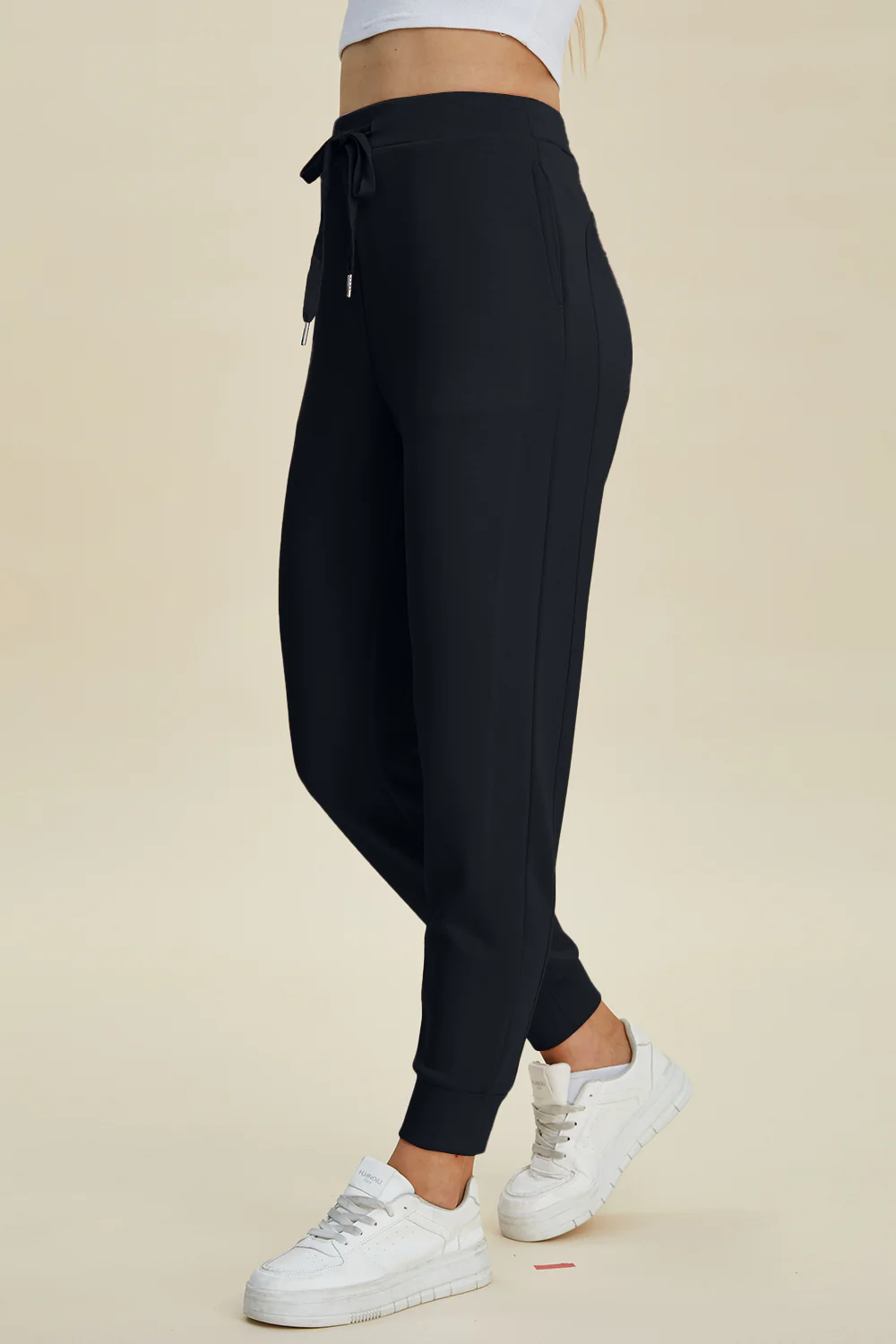 Basic Bae Full Size Air Scuba Drawstring High Waist Joggers - Image 2