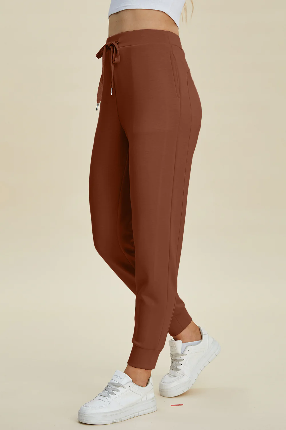 Basic Bae Full Size Air Scuba Drawstring High Waist Joggers - Image 6