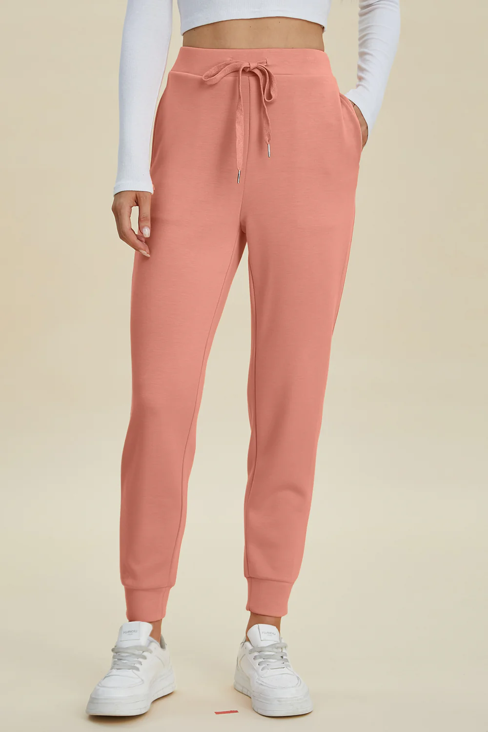Basic Bae Full Size Air Scuba Drawstring High Waist Joggers - Image 7
