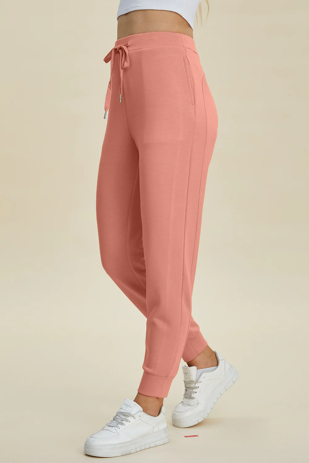 Basic Bae Full Size Air Scuba Drawstring High Waist Joggers - Image 8