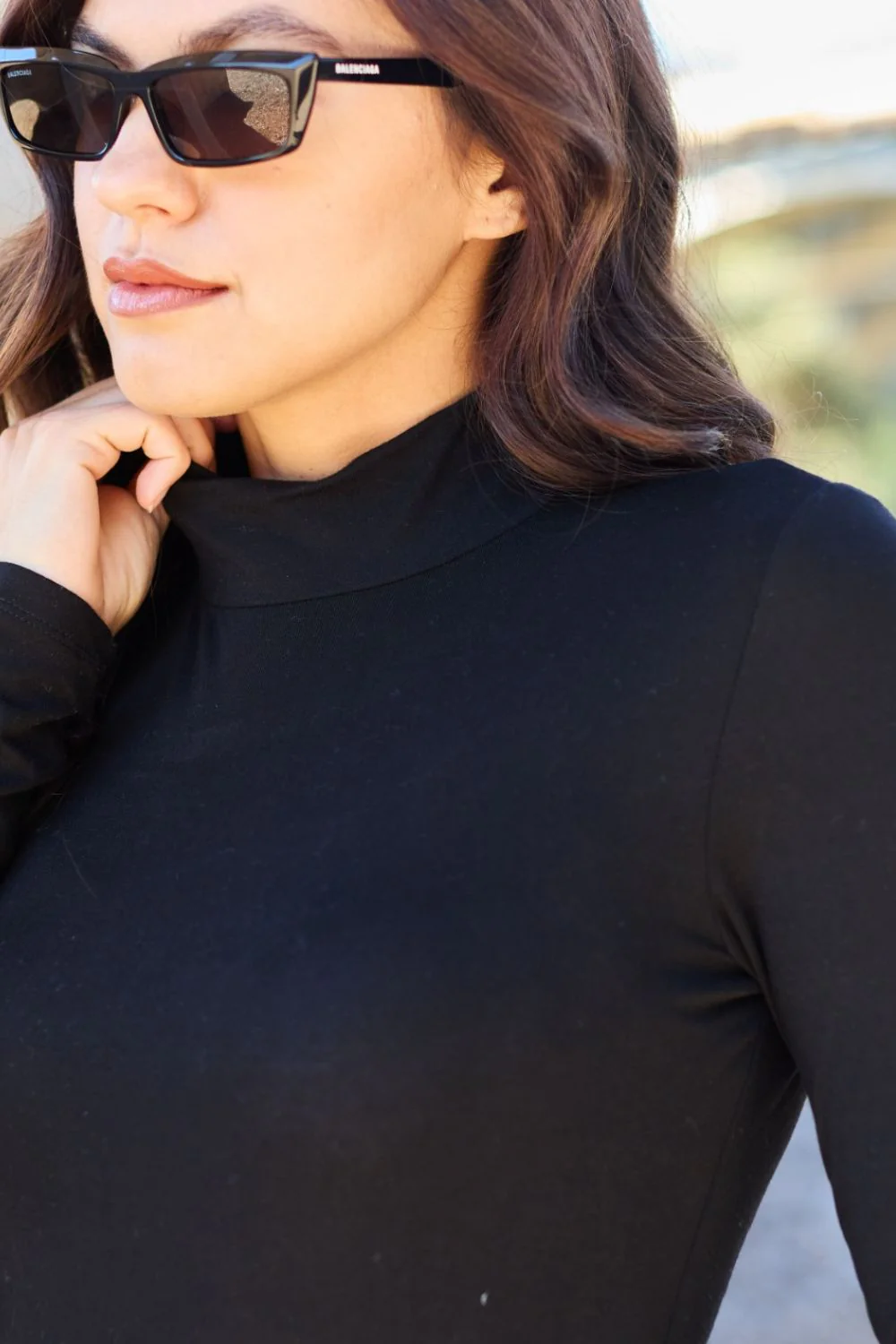 Basic Bae Full Size Mock Neck Long Sleeve Bodysuit - Image 6