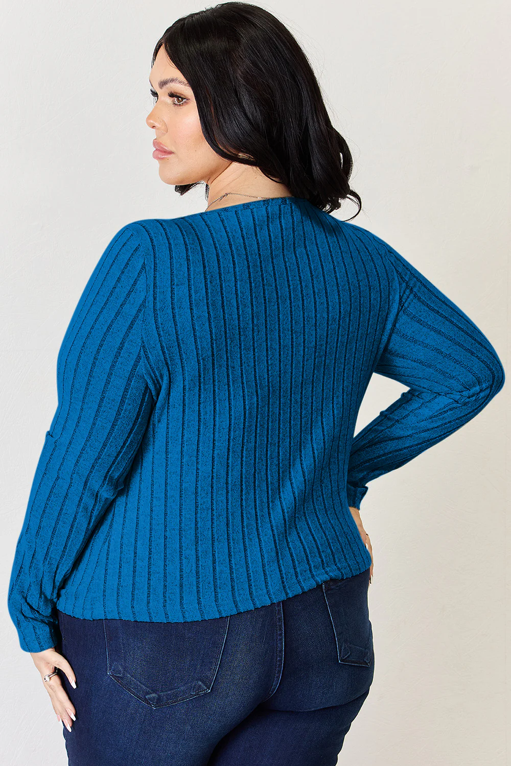Basic Bae Full Size Ribbed Long Sleeve T-Shirt - Image 14