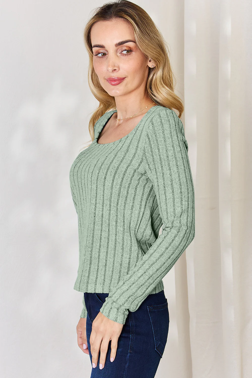 Basic Bae Full Size Ribbed Long Sleeve T-Shirt - Image 24
