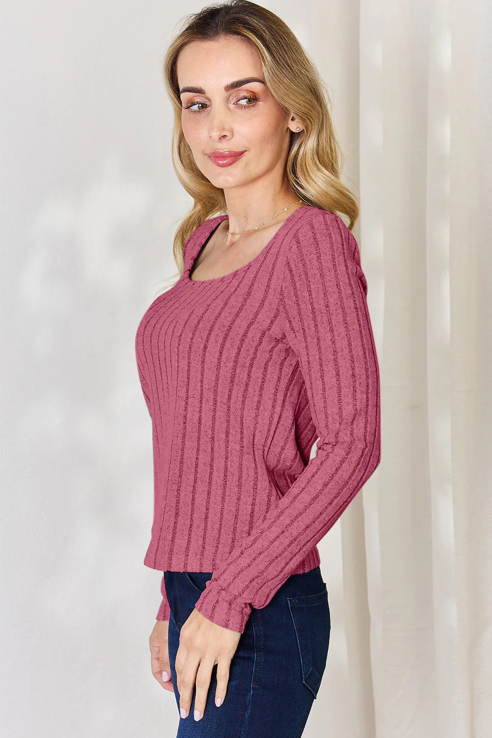 Basic Bae Full Size Ribbed Long Sleeve T-Shirt - Image 31