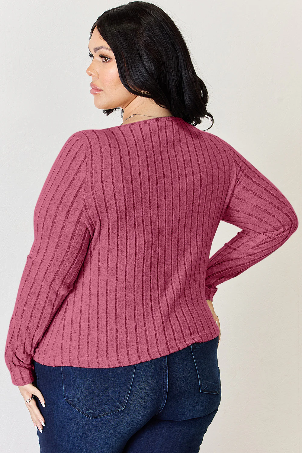 Basic Bae Full Size Ribbed Long Sleeve T-Shirt - Image 34