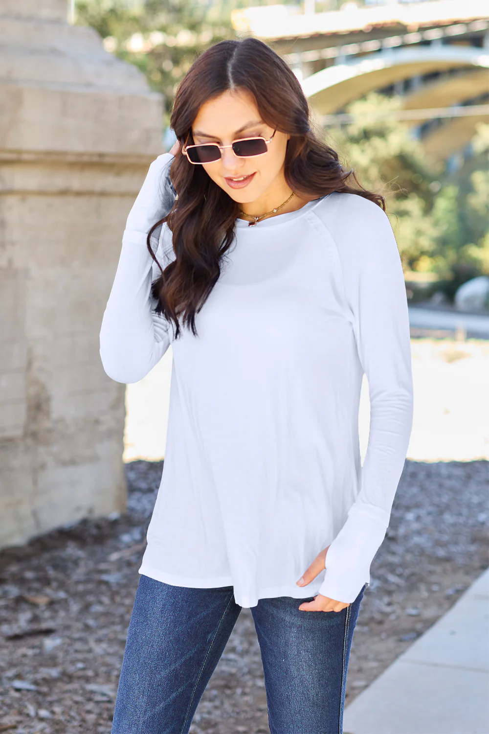 Basic Bae Full Size Round Neck Long Sleeve T-Shirt - Image 3