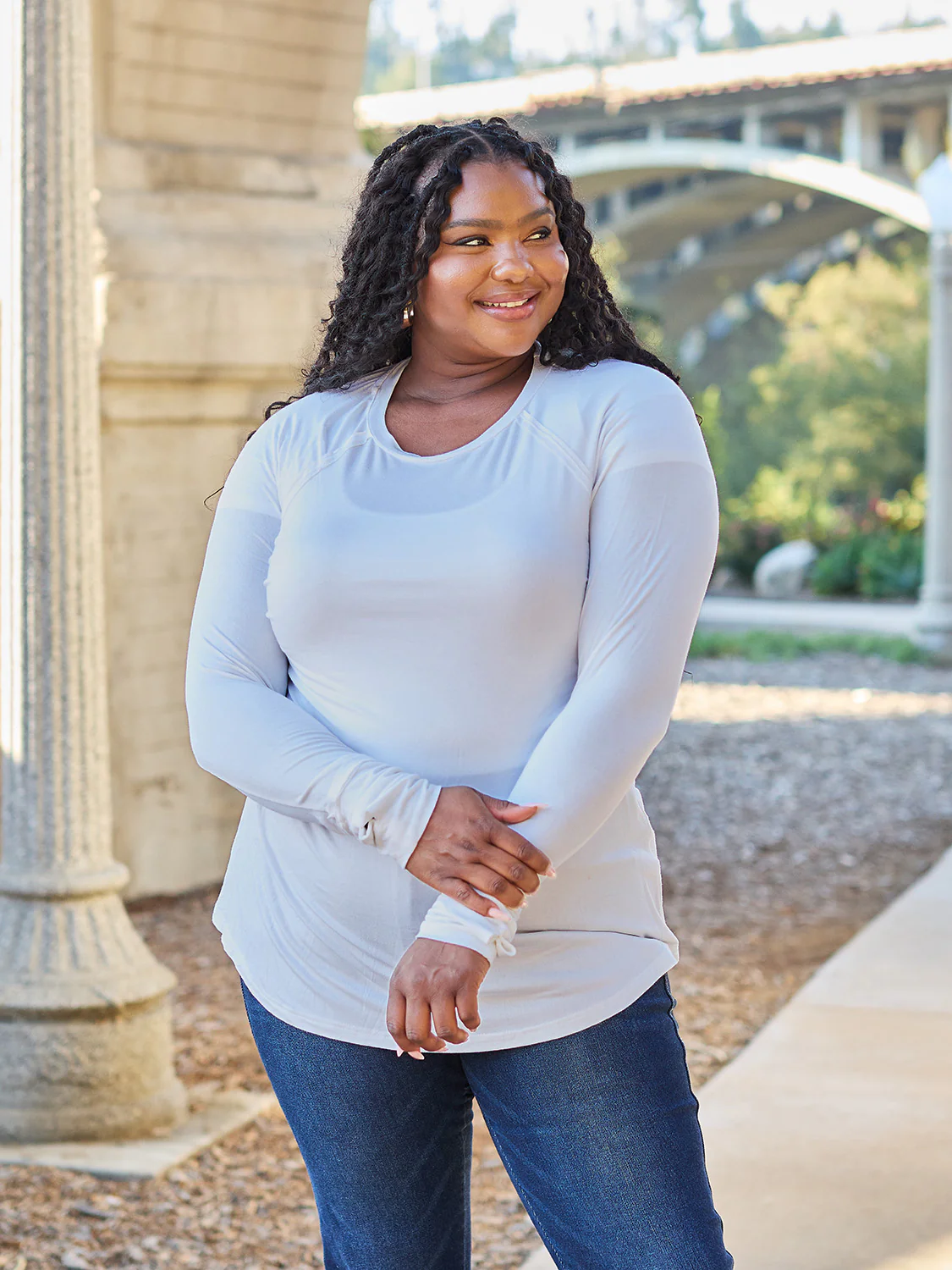 Basic Bae Full Size Round Neck Long Sleeve T-Shirt - Image 5