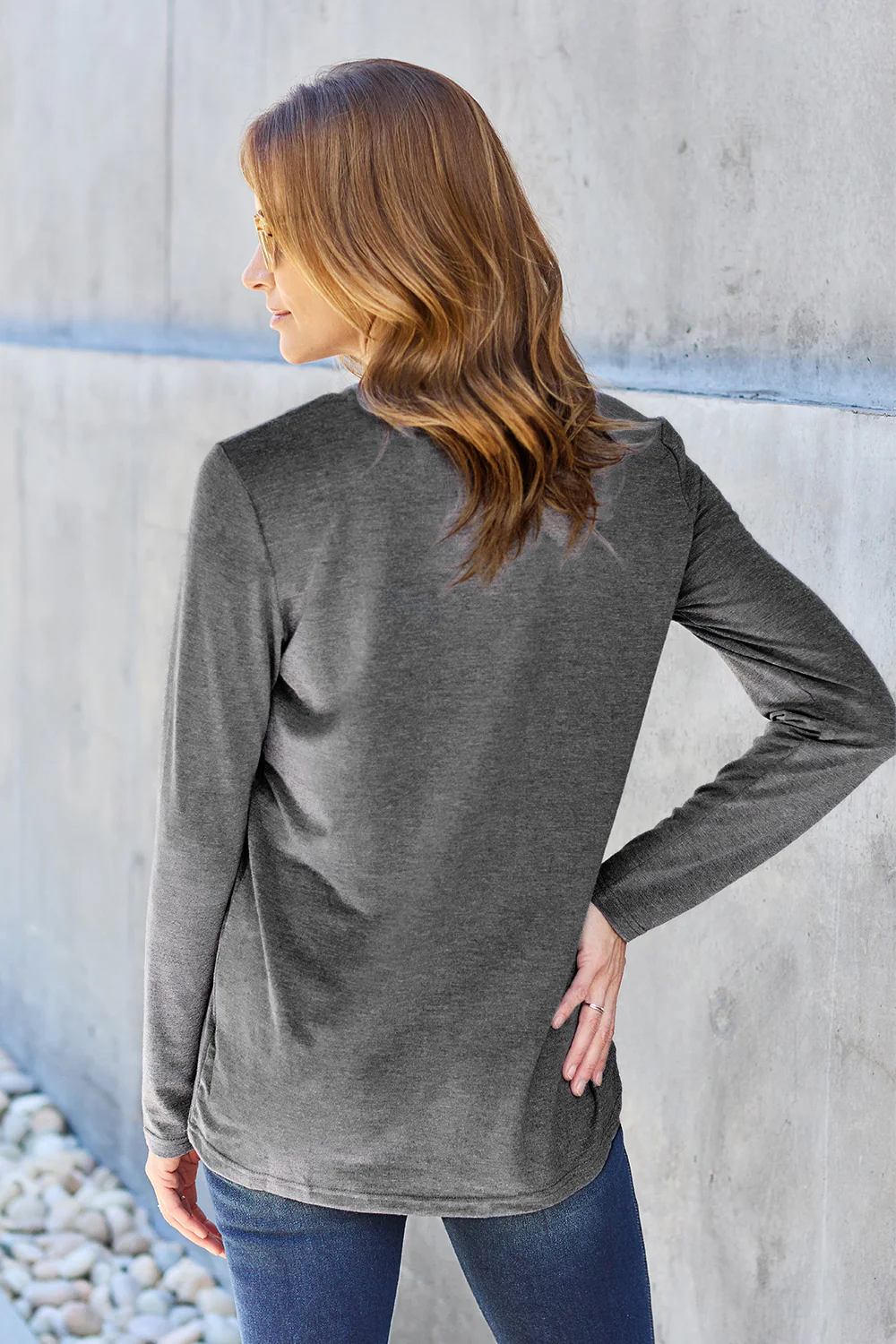 Basic Bae Full Size Round Neck Long Sleeve Top - Image 13