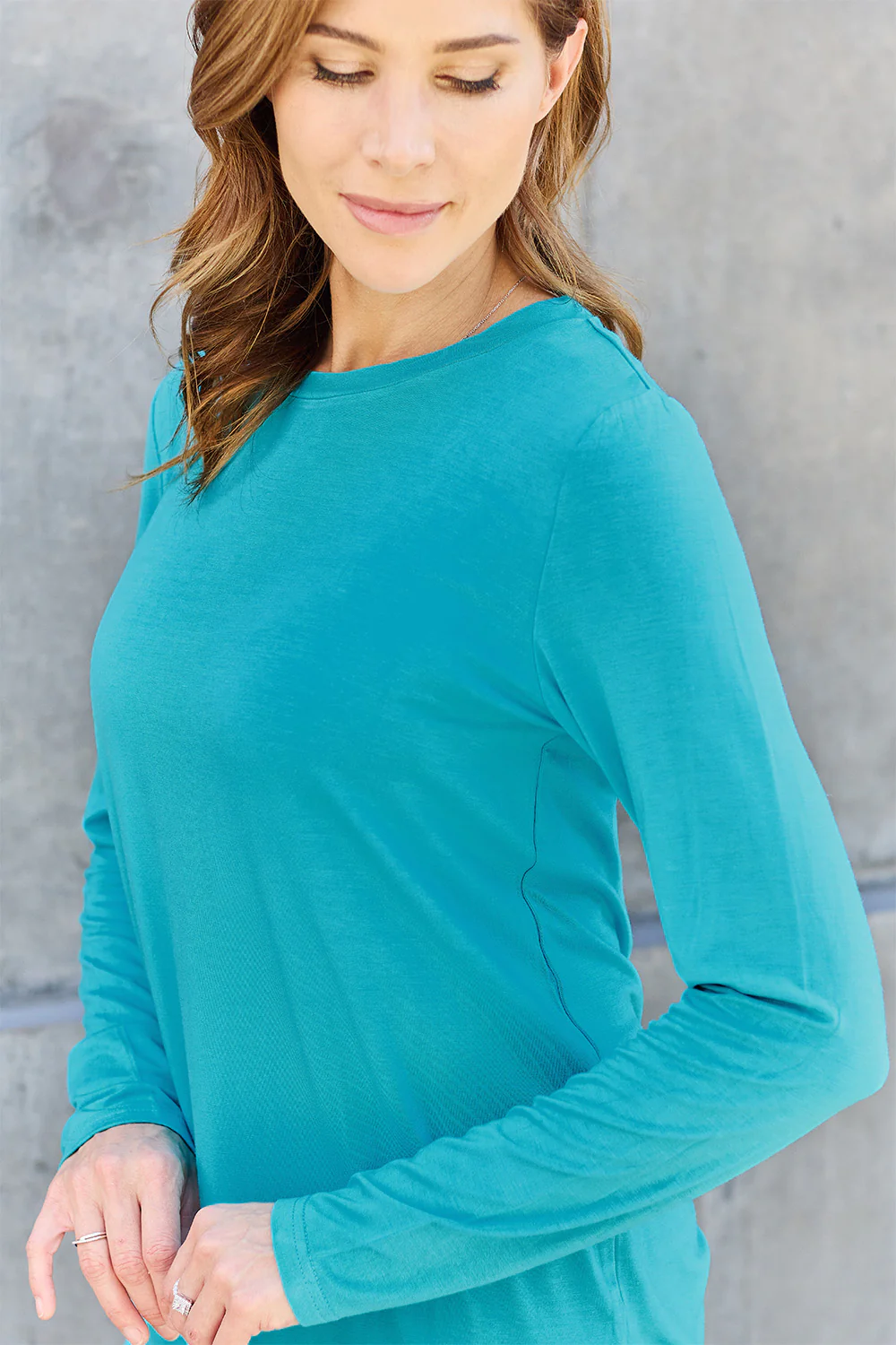 Basic Bae Full Size Round Neck Long Sleeve Top - Image 20